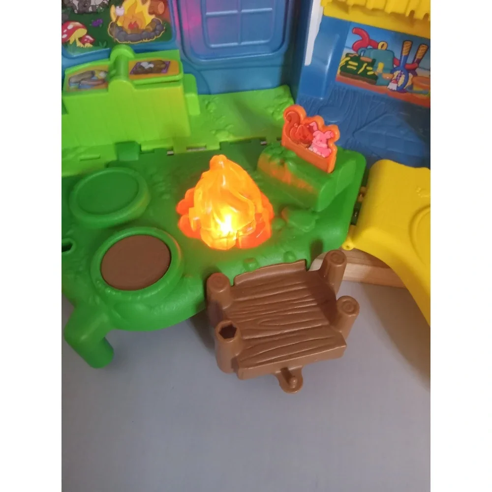Fisher Price Little People Songs & Sounds Camping Camper Van RV Used FEW BLEMISH